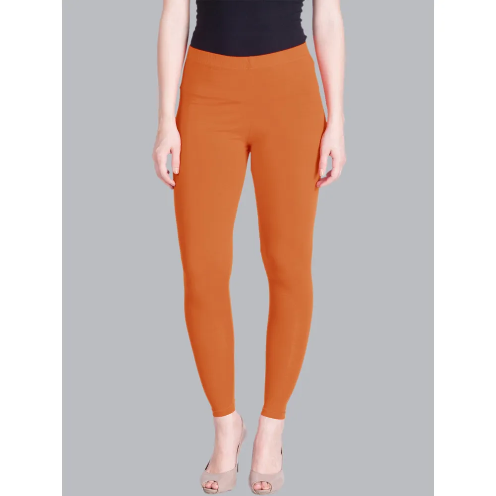 Buy Lux Lyra Ankle Length Legging L148 Ginger Free Size Online at Low  Prices in India at