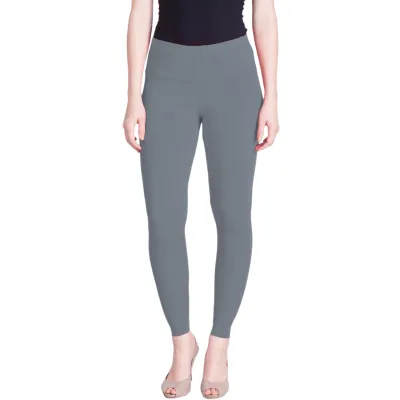 Lux Lyra Ankle Length Legging L153 Cloud Grey Free Size