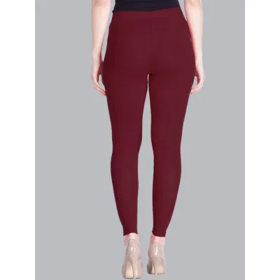 Buy Lux Lyra Ankle Length Legging L160 Mid Maroon Free Size Online