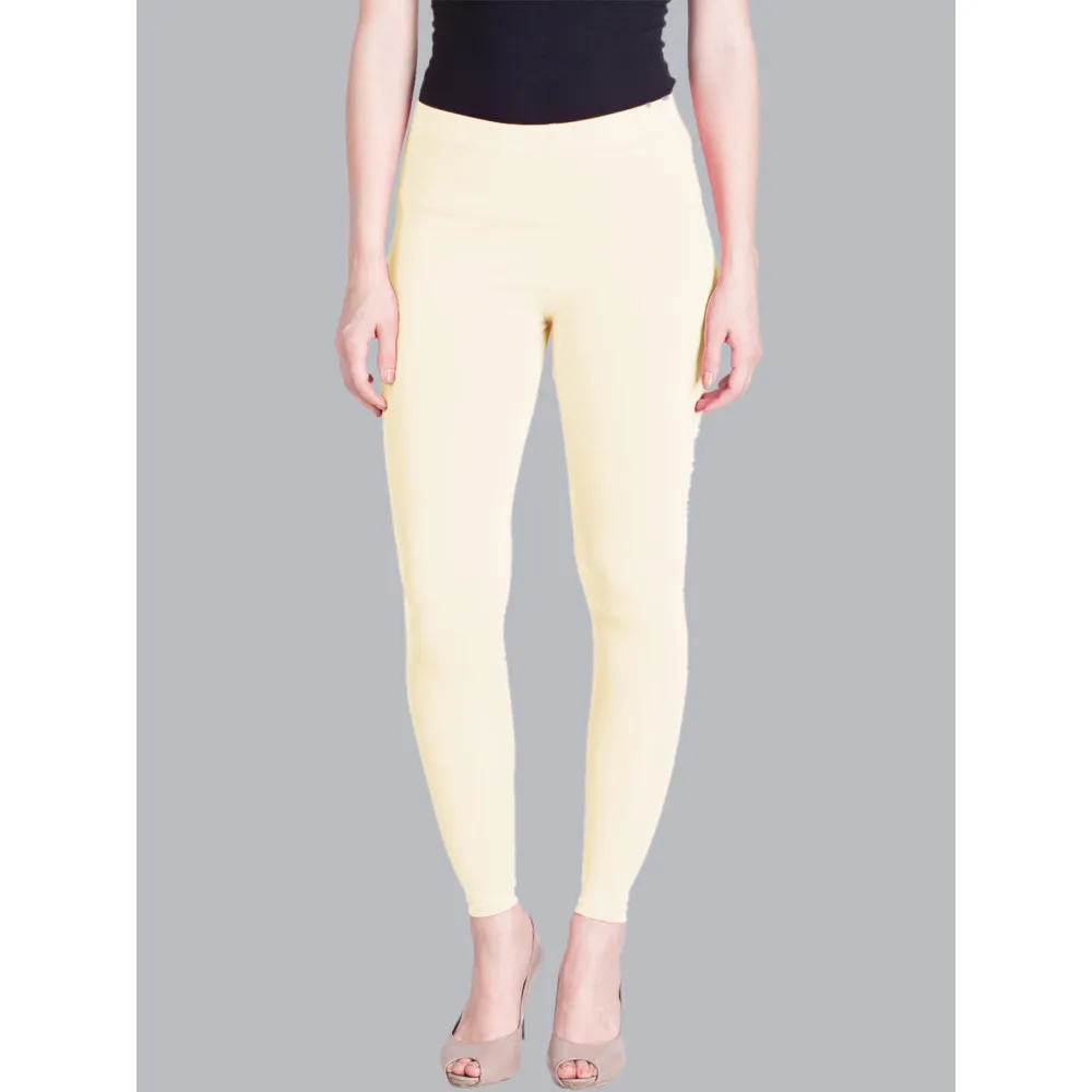 Buy Lux Lyra Ankle Length Legging L09 Off White Free Size Online at Low  Prices in India at Bigdeals24x7.com