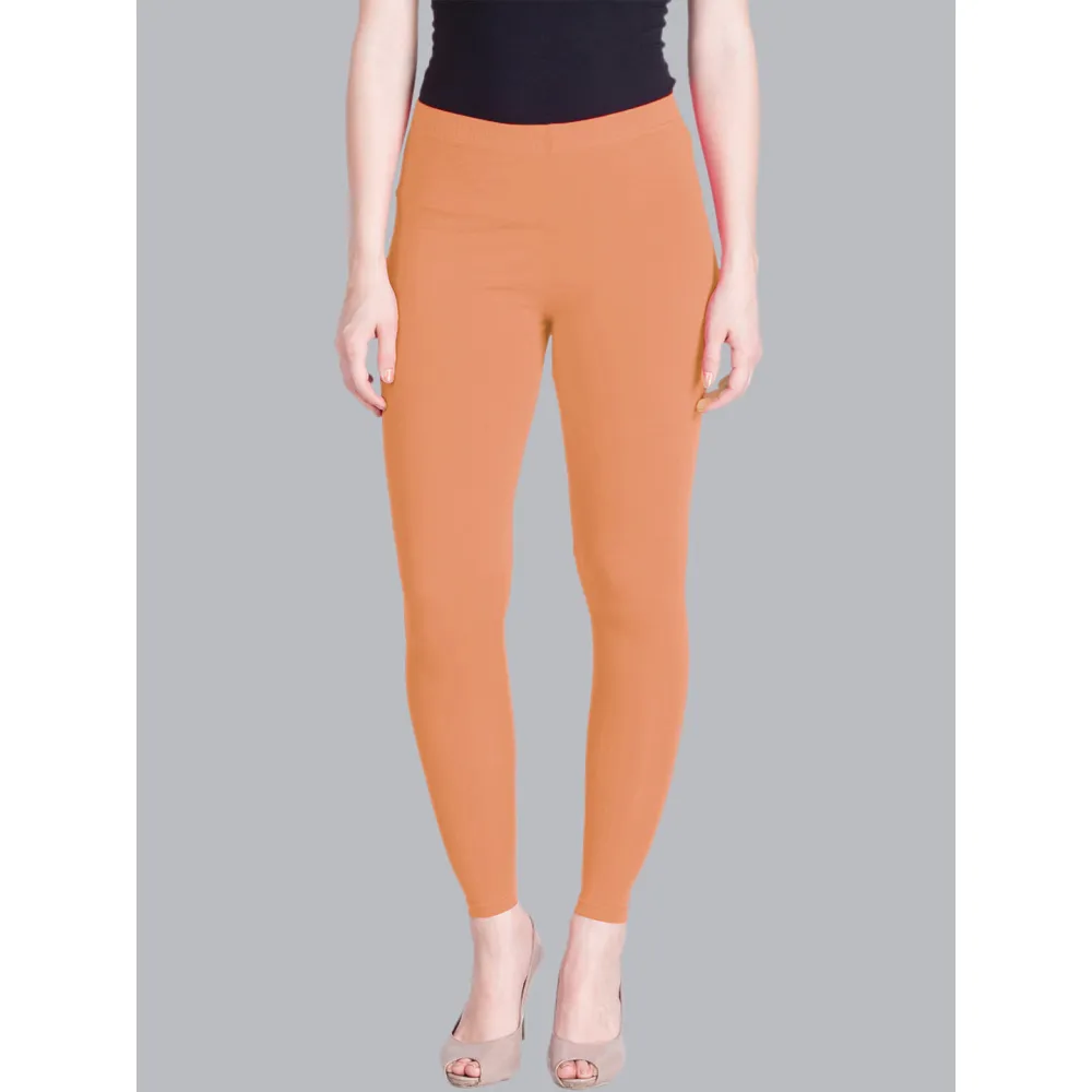 Buy Lux Lyra Ankle Length Legging L173 Papaya Free Size Online at Low  Prices in India at