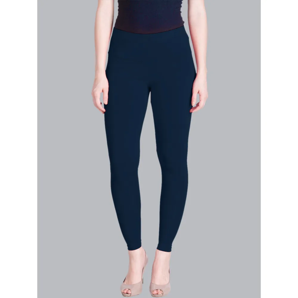 Buy Lux Lyra Ankle Length Legging L176 S. Blue Free Size Online at
