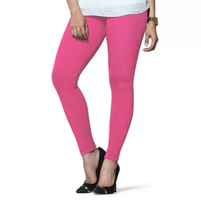 Lux Lyra Ankle Length Legging L19 Light Pink Free Size