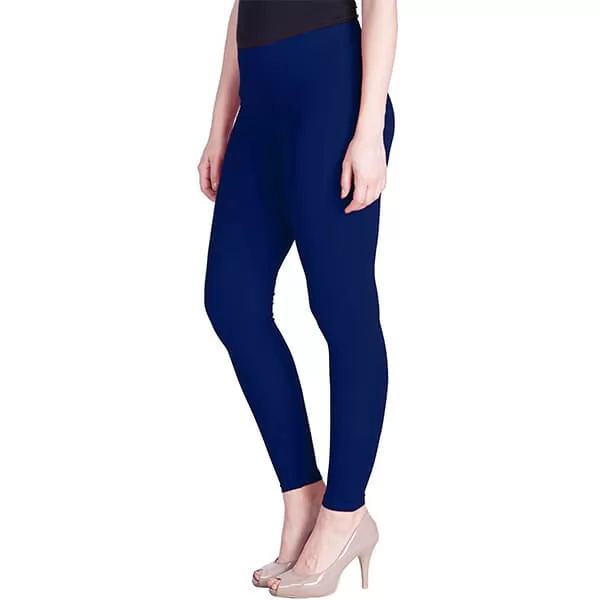 Buy Lux Lyra Ankle Length Legging L25 True Blue Free Size Online at Low  Prices in India at