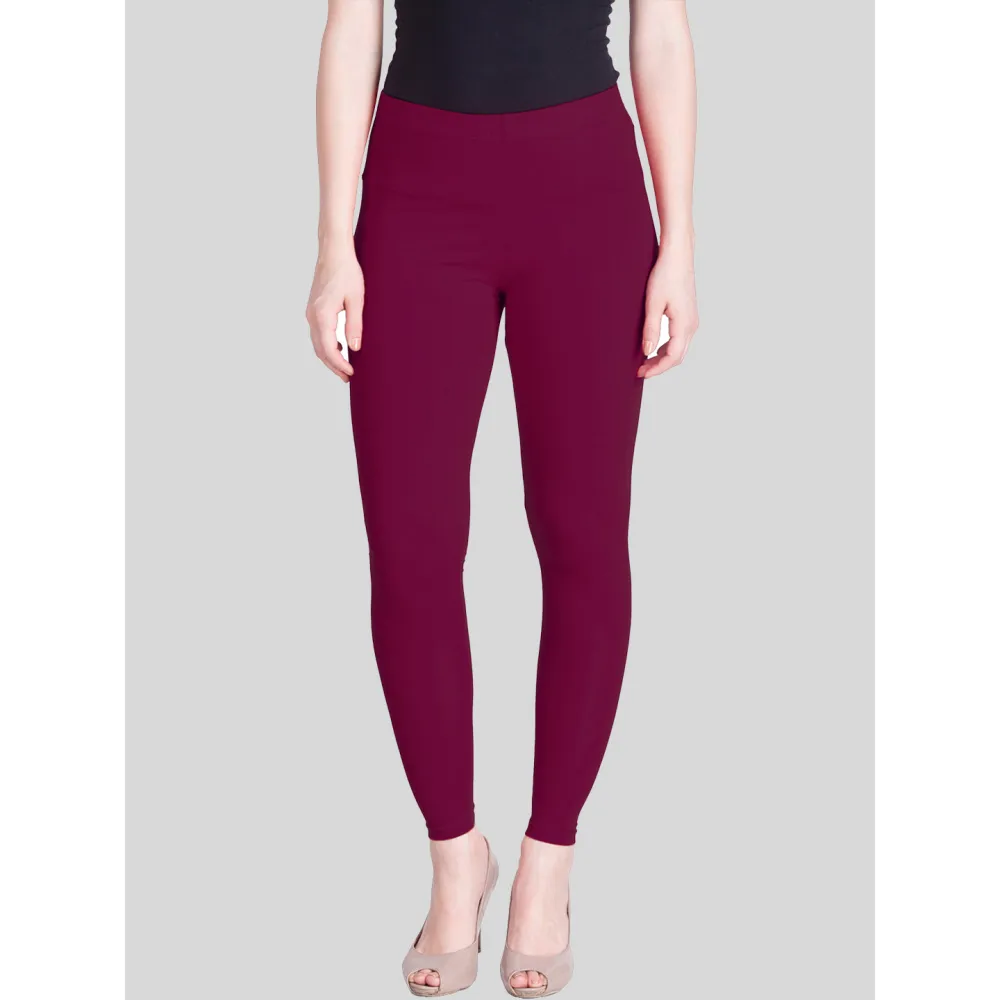 Buy Lux Lyra Women's Slim Fit Cotton Leggings (LYRA_AL_FS_1PC_Light  Pink_Free Size) Online In India At Discounted Prices