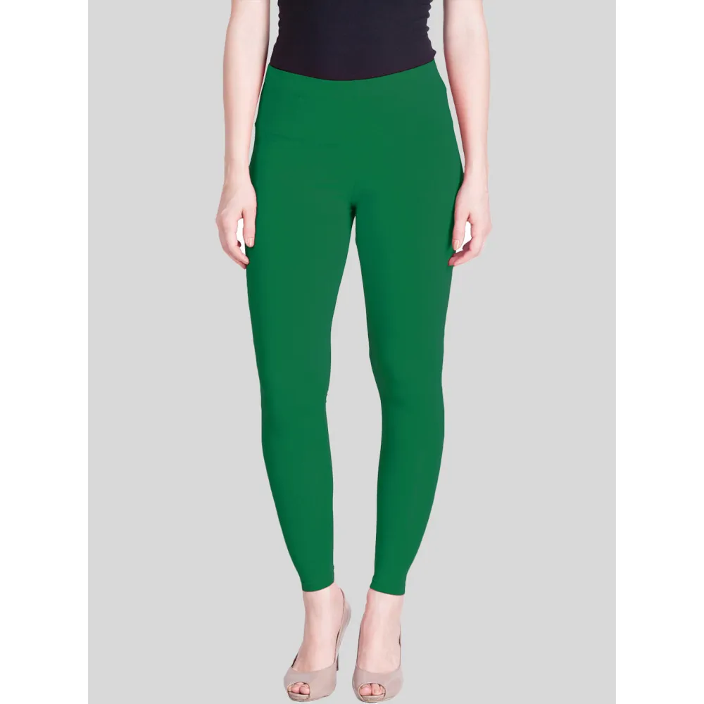 Buy Lux Lyra Ankle Length Legging L92 Forest Green Free Size Online at Low  Prices in India at