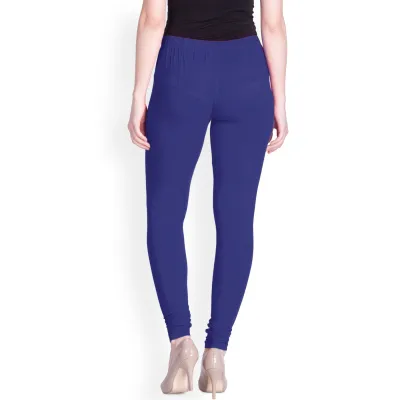 Lux Lyra Premium Churidaar Leggings L177 Blue Free Size