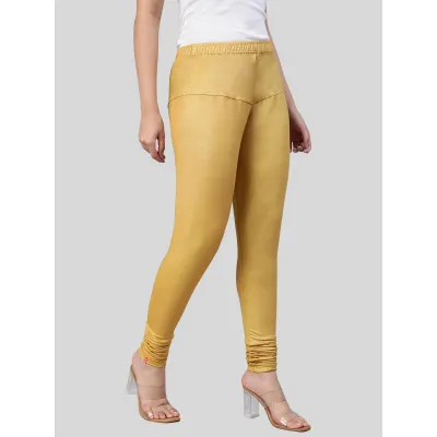 Lux Lyra Premium Churidaar Leggings L182 Copper Free Size