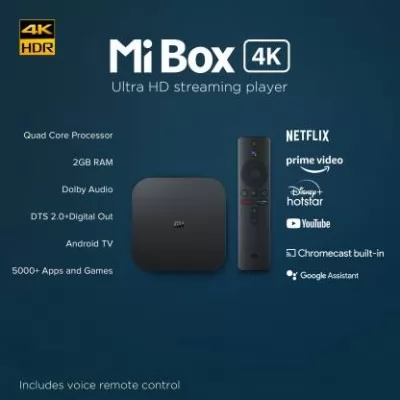 Mi 4K Ultra HD Streaming player PFJ4096IN Android TV 9.0 Smart TV Box