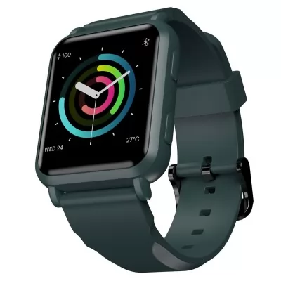 Noise ColorFit NAV Smart Watch with Built-in GPS and High Resolution Display Camo Green