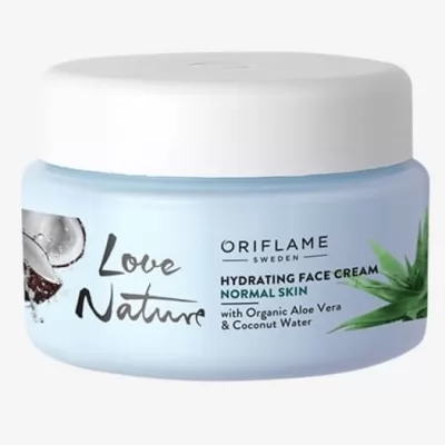 Oriflame Love Nature Hydrating Face Cream with Organic Aloe Vera And Coconut Water 34821 50ml