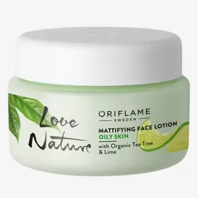 Oriflame Love Nature Mattifying Face Lotion with Organic Tea Tree And Lime 34845 50ml