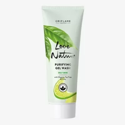 Oriflame Love Nature Purifying Gel Wash with Organic Tea Tree And Lime 34841 125ml
