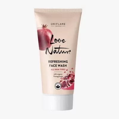 Oriflame Love Nature Refreshing Face Wash with Organic Pomegranate 42044 50g