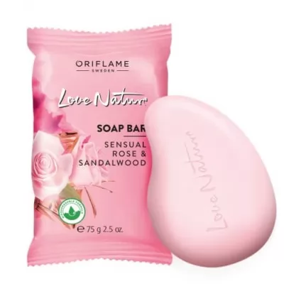 Oriflame Love Nature Soap Bar Rose And Sandalwood 45841 75g