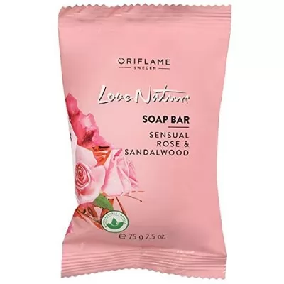 Oriflame Love Nature Soap Bar Rose And Sandalwood 45841 75g
