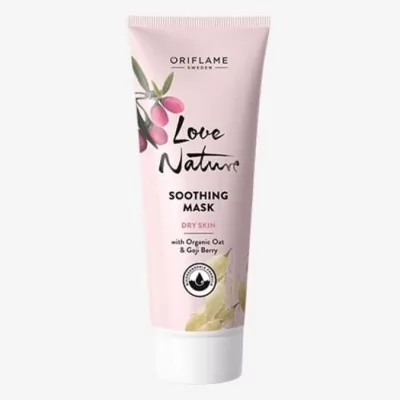 Oriflame Love Nature Soothing Mask with Organic Oat And Goji Berry 34860 75ml