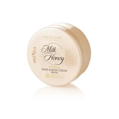 Oriflame Milk And Honey Gold Nourishing Hand And Body Cream Small Pack 35484 75g