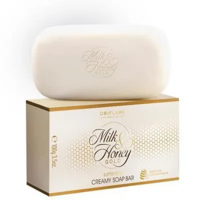 Oriflame Milk And Honey Gold Softening Creamy Soap Bar 32682 100g