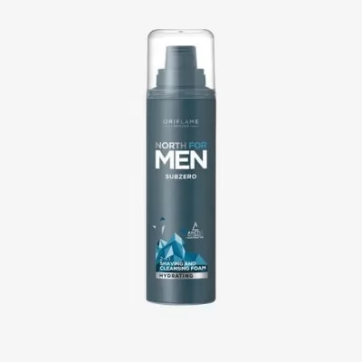 Oriflame North For Men Subzero 2 in 1 Shaving and Cleansing Foam 35870 200ml