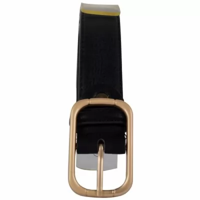 PU Leather Casual Belt MB002G Black 32-36 Inch