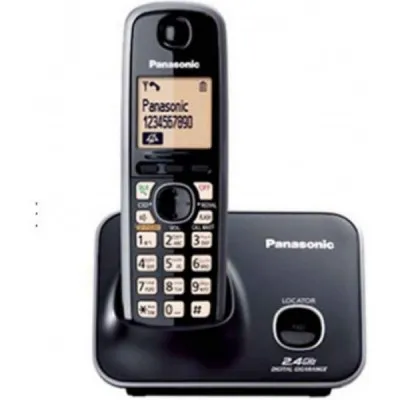 Panasonic KX-TG3711SX Single Line 2.4GHz Digital Cordless Phone Black
