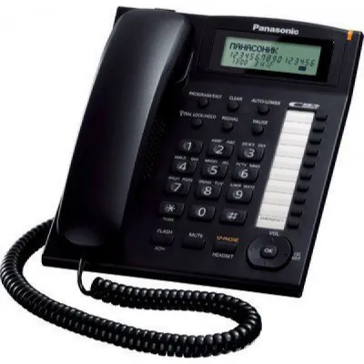 Panasonic KX-TS880MX Corded Landline Phone Black