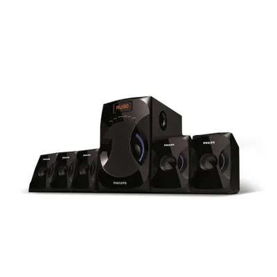Philips Audio SPA4040B 5.1 Channel 45W Multimedia Speakers with Bluetooth