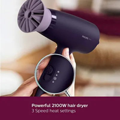 Philips BHD318-00 Hair Dryer 1600 Watts Thermoprotect Airflower Advanced Purple