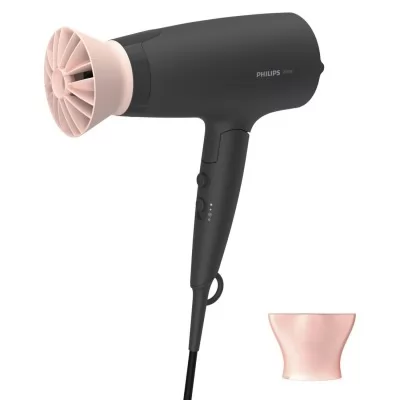 Philips BHD356-10 2100W Professional Hair Dryer Thermoprotect AirFlower Advanced Ionic Care 6 Heat Black