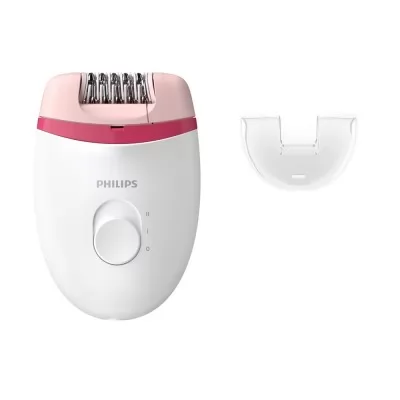 Philips BRE235 Satinelle Essential Corded Compact Epilator White and Pink