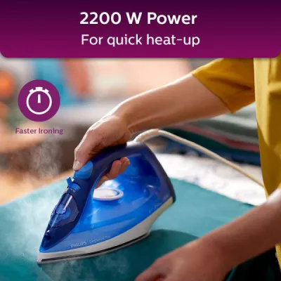 Philips GC2145-20 Easyspeed Plus Steam Iron - 2200W Quick Heat Up