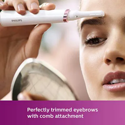 Philips HP6388 Touch-Up Eyebrows Facial And Body Trimmer White