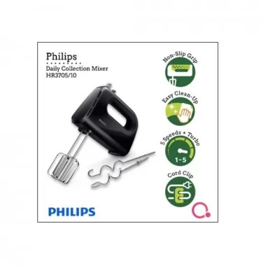 Philips HR3705 300 Watt Hand Mixer Black