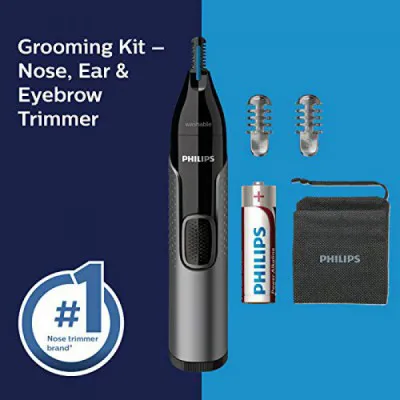 Philips NT3650-16 Cordless Nose Ear And Eyebrow Trimmer Gray