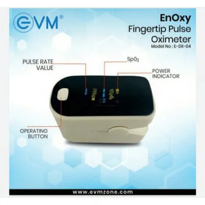 Portable Fingertip Pulse Oximeter SPO2 And Pulse Rate With Color Display