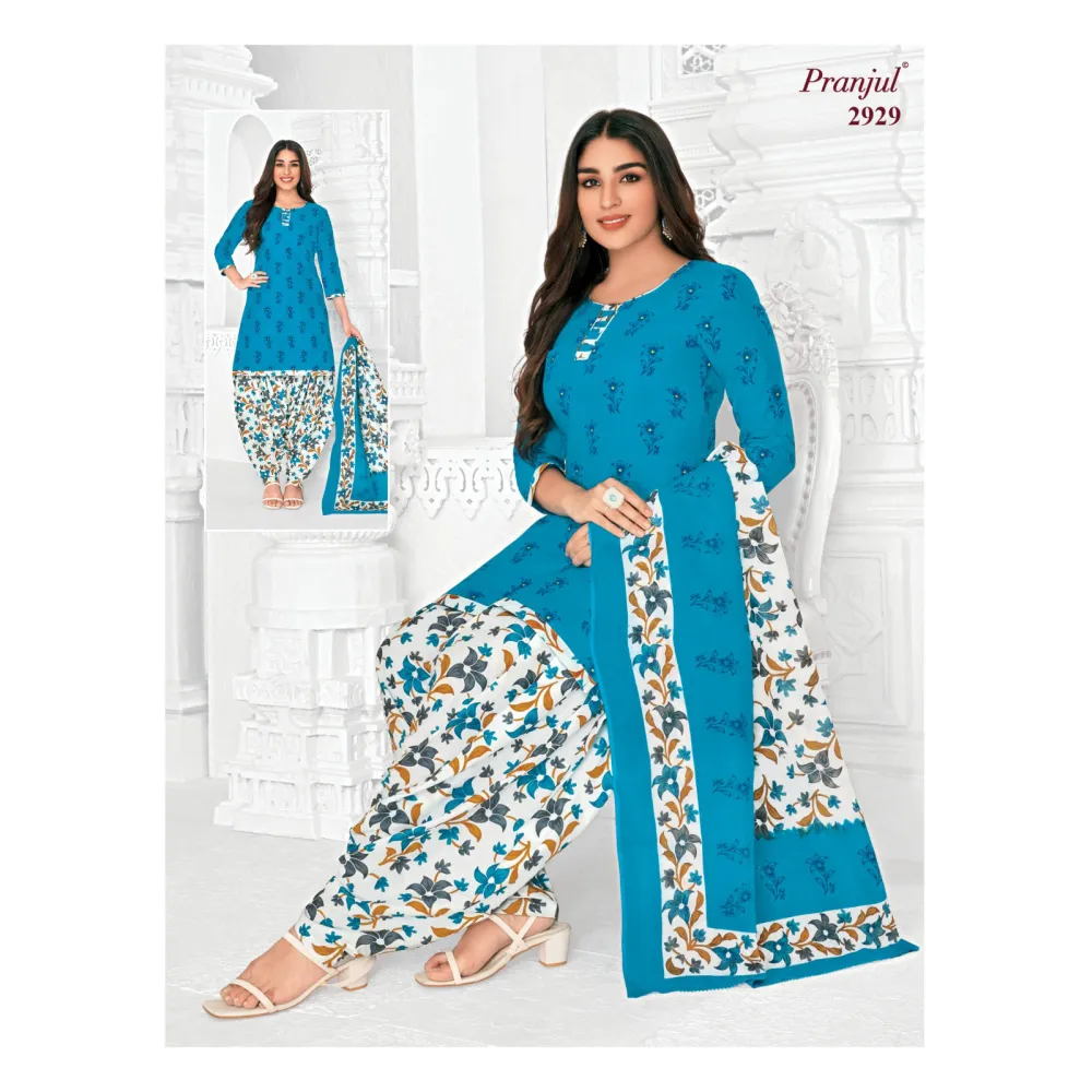 Pranjul priyanshi Vol-24 Wholesale Unstitched Cotton Printed Dress Material  - textiledeal.in