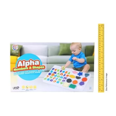Ratnas 1423 Alpha Numbers and Shapes Multicolor