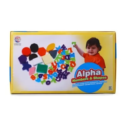Ratnas 1423 Alpha Numbers and Shapes Multicolor
