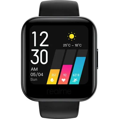Realme Smart Watch RMA161 1st Gen Fashion Strap Touchscreen Black