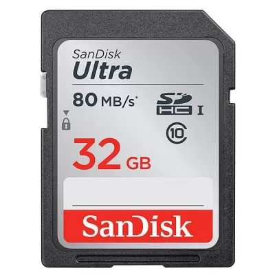 Sandisk SD Ultra 80MB C10 Camera 32GB