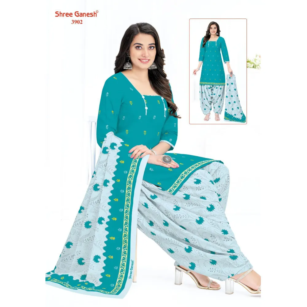 Nb4 Pranjul shree ganesh pure cotton dress material