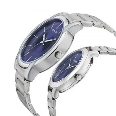 Sonata Analog Blue Dial Couple Watch 770318141SM01