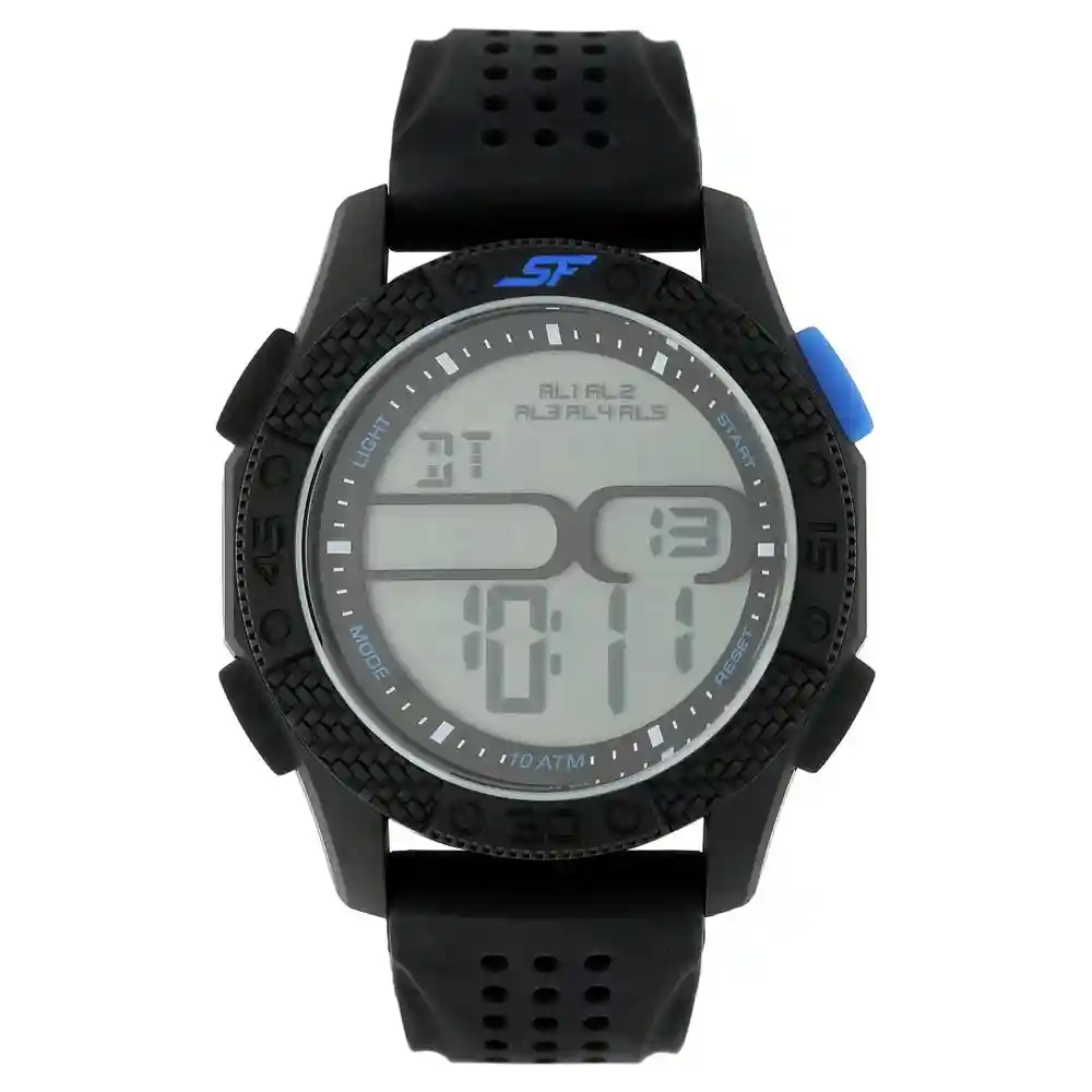 Sonata Carbon Series Watch With Grey Dial 77057PP02