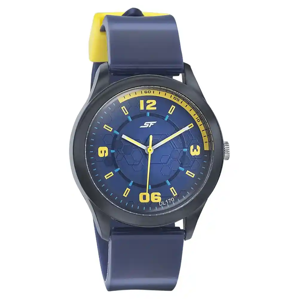Sonata Sf Blue Dial Analog Watch 77007PP06