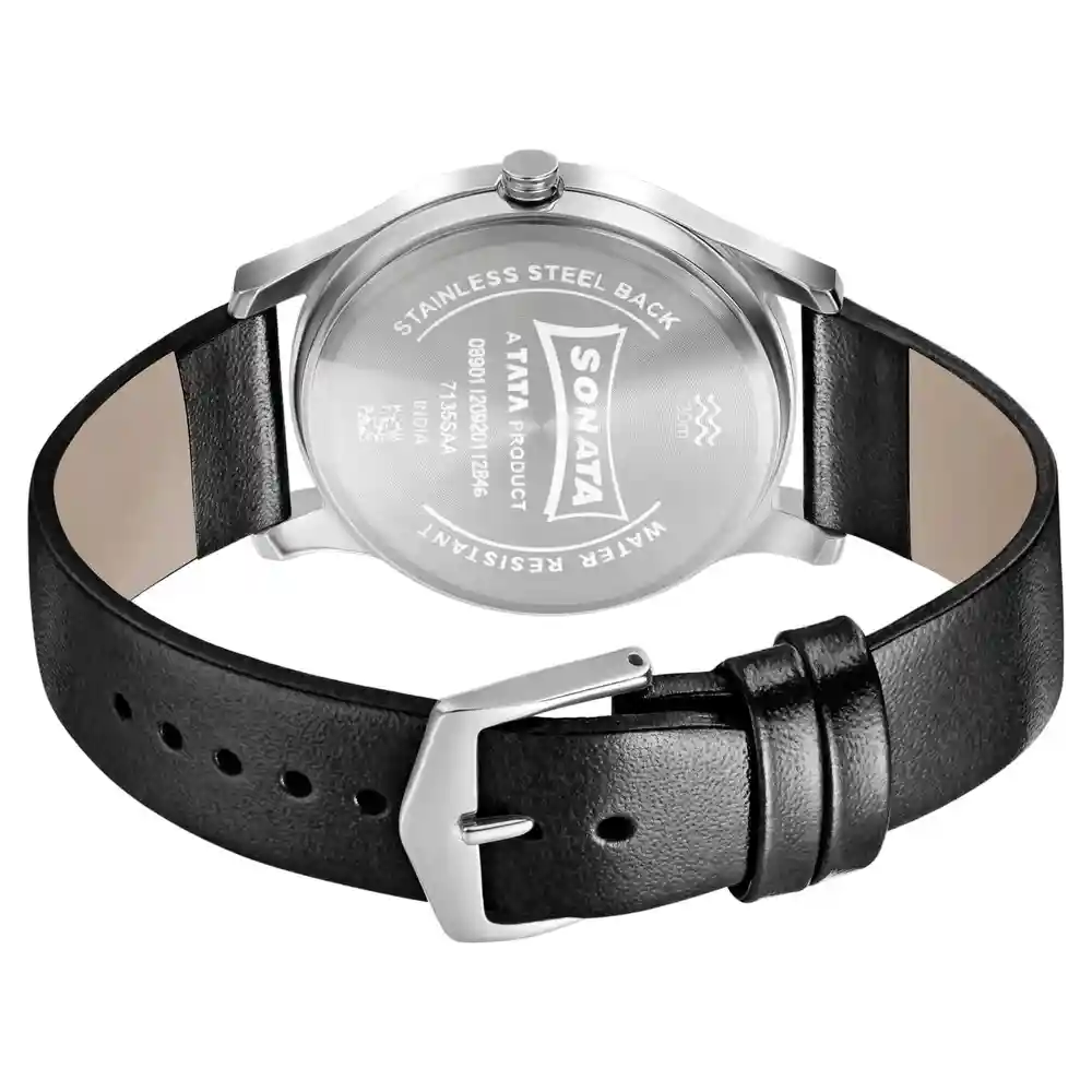 Sonata Silver Dial Analog Watch 7135SL01