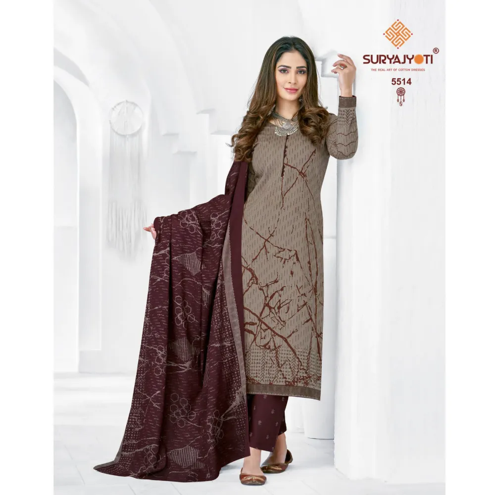 Dress Material Cotton Green & Grey – Sankalp Outfits-totobed.com.vn