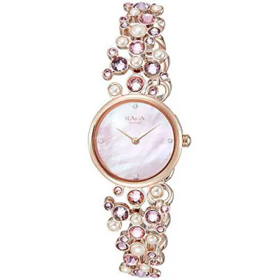 Titan Analog Mother of Pearl Dial Womens Watch 95032WM02