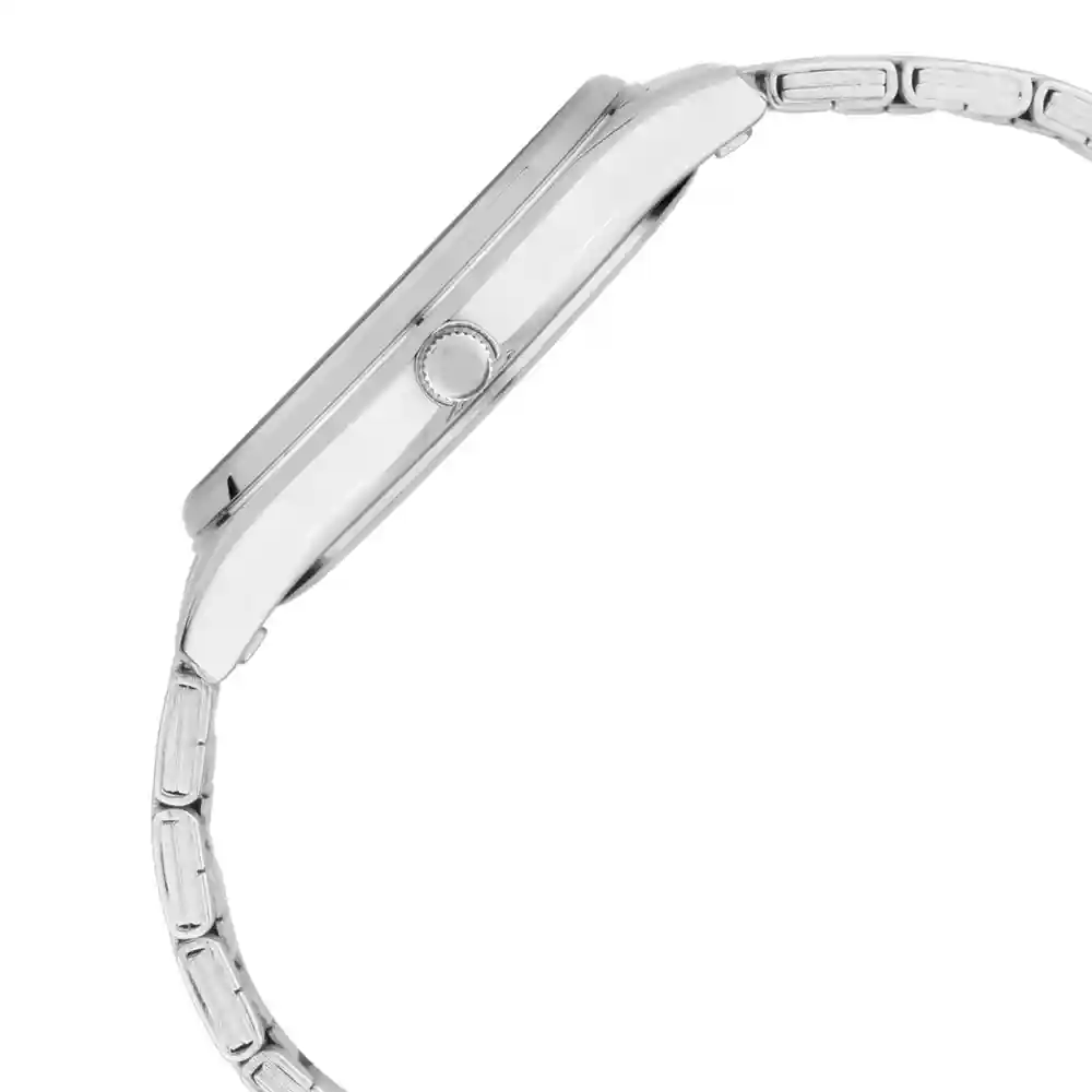 Titan Lagan White Dial Metal Strap Watch 1713BM01