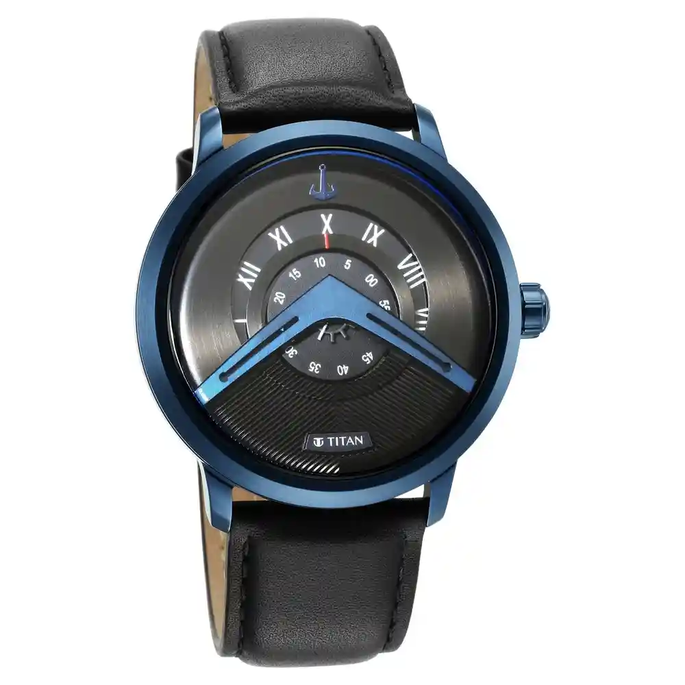 Buy Online Titan Maritime Anthracite Dial Quartz Multifunction Stainless  Steel Strap watch for Men - nr1873km01 | Titan